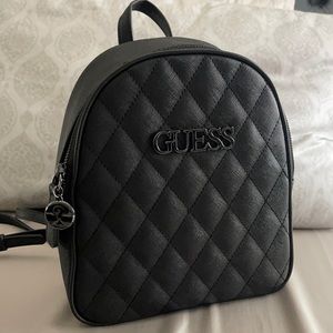 Black back pack from guess